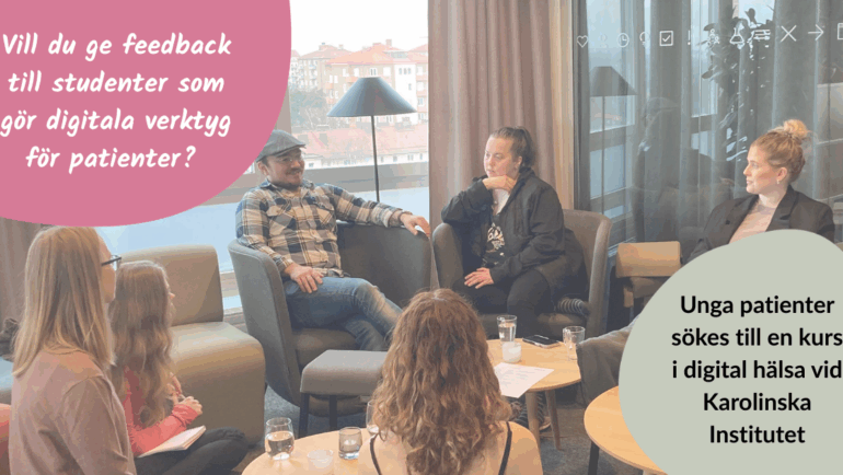 Unga patienter sökes till en kurs i digital hälsa